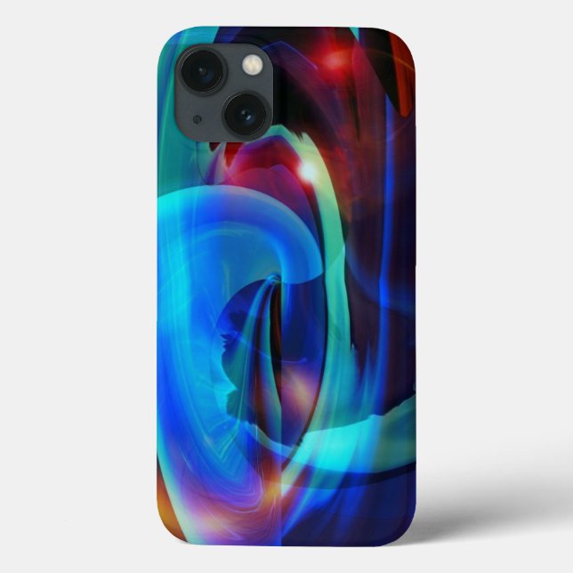 Alien Invasion Abstract iPad Case (Back)