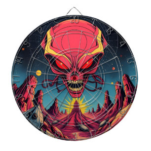 Alien Invasion Dartboard