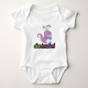 Alien Invasion Design 1 Baby Bodysuit