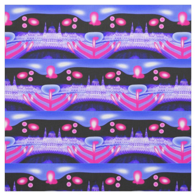 Alien invasion fabric (Swatch)