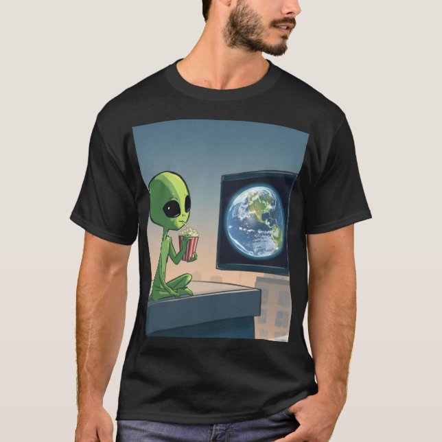 Alien Invasion  T-Shirt (Front)