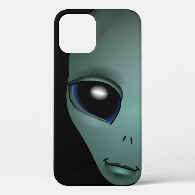 Alien iPhone 12 Case Cute ET Cellphone Alien Cases (Back)