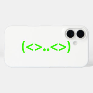 ALIEN Japanese Emoticon iPhone 16 Case