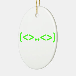 ALIEN Japanese Emoticon Ceramic Ornament
