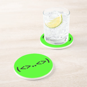 ALIEN Japanese Emoticon Coaster