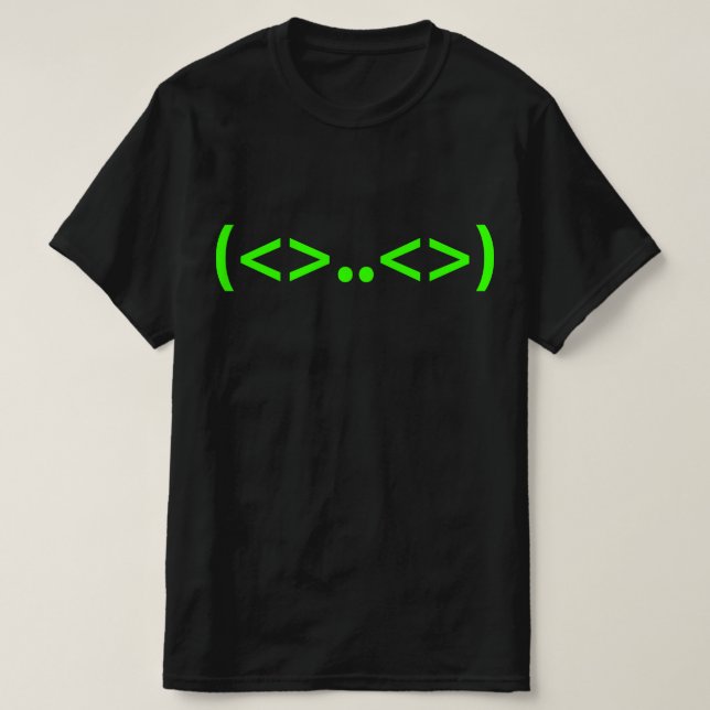 ALIEN Japanese Emoticon T-Shirt (Design Front)