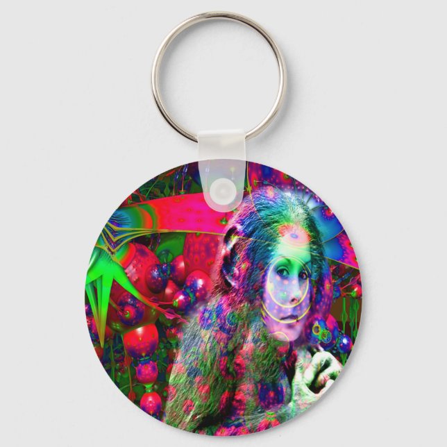Alien Jungle Key Ring (Front)