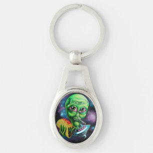 Alien Key Ring