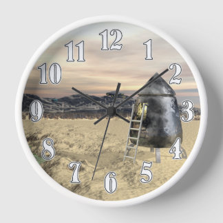 Alien Lander Clock