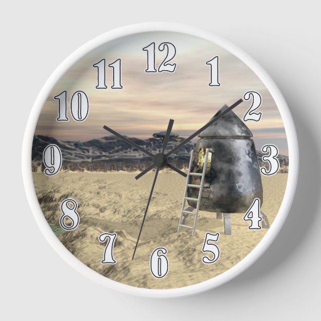 Alien Lander Clock (Front)