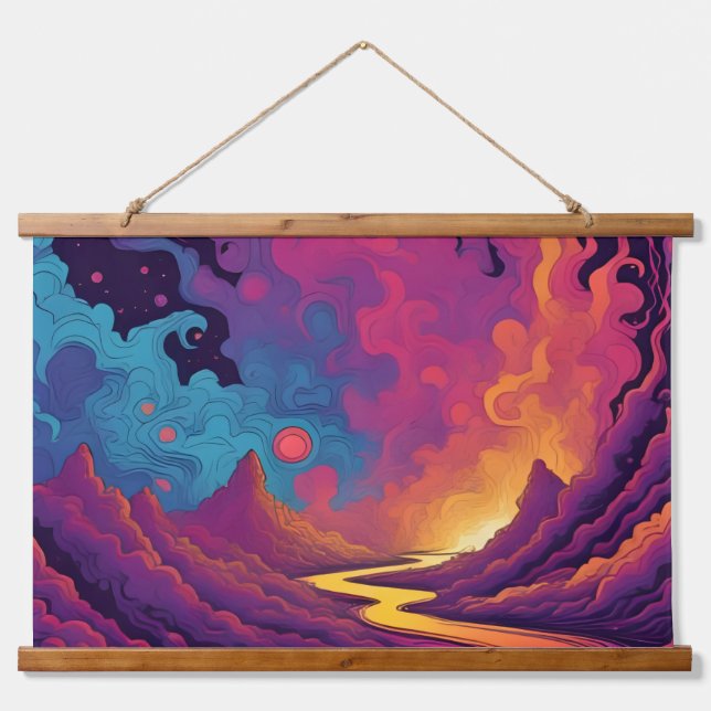 Alien Lands Hanging Tapestry (Front)