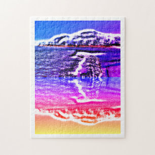 Alien landscape art jigsaw puzzle