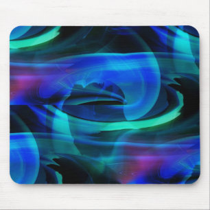 Alien Landscape Swirl Mousepad