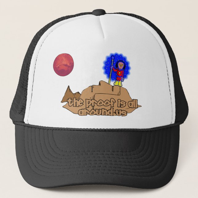 Alien Landscape Trucker Hat (Front)