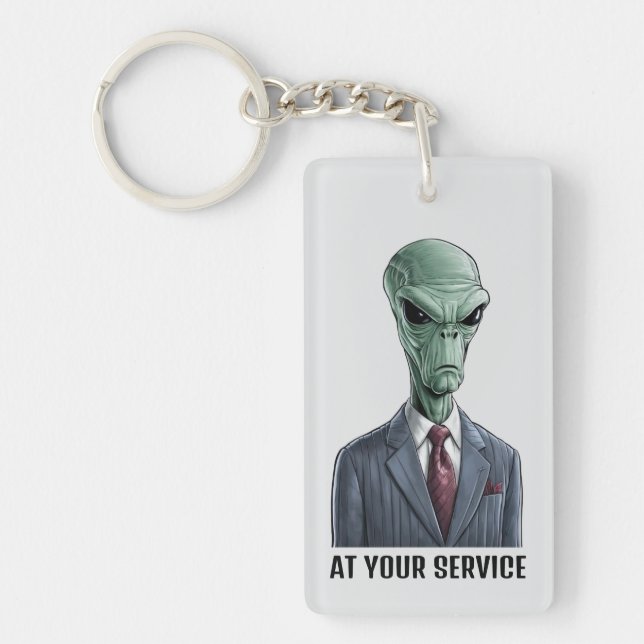 Alien Leader Key Ring (Front)