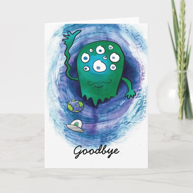 Alien Leaving Card (Front)