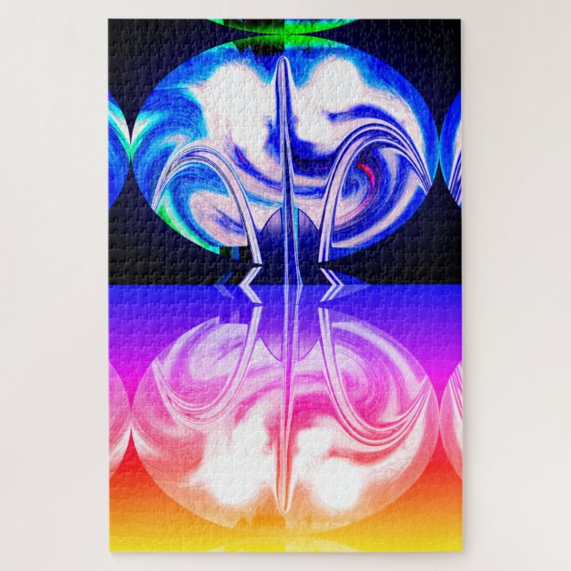 Alien life art jigsaw puzzle (Vertical)