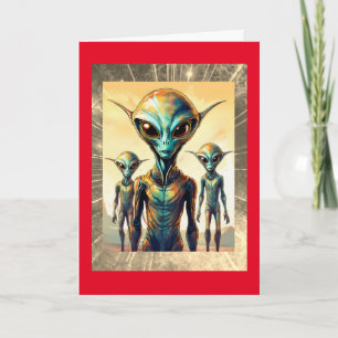 Alien Life at 30, 5" x 7" Folded Birthday Card