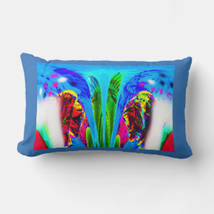 Alien lifeform lumbar cushion