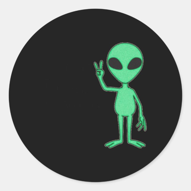 Alien Lives Sticker  (Front)