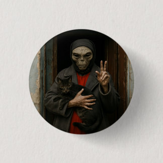 Alien Love 3 Cm Round Badge