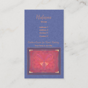 Alien Love Abstract Art Business Card