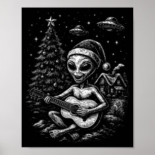 Alien Loves Christmas  Poster