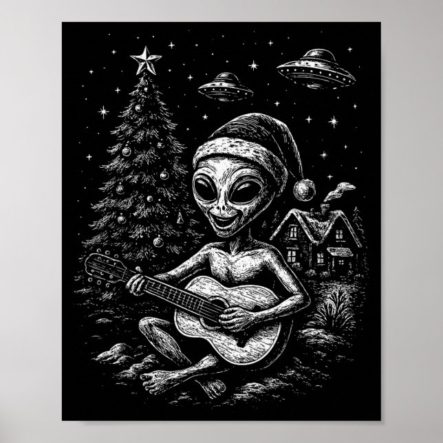 Alien Loves Christmas  Poster (Front)