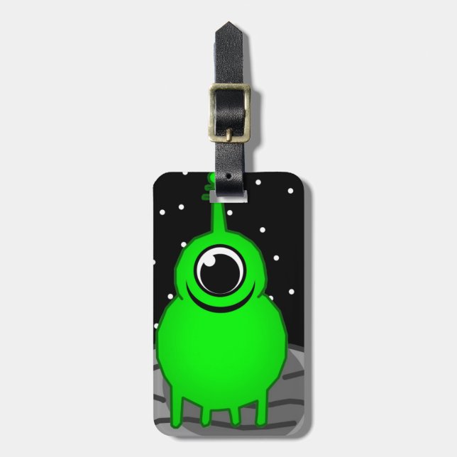 Alien Luggage Tag (Front Vertical)