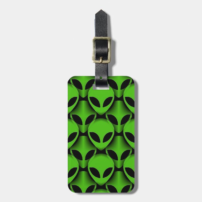 Alien Luggage Tag (Front Vertical)