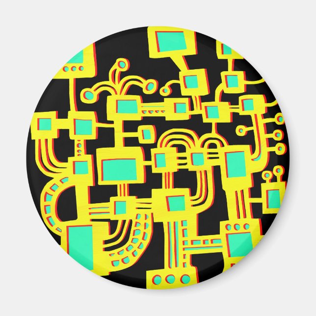 Alien Machine Magnet (Front)