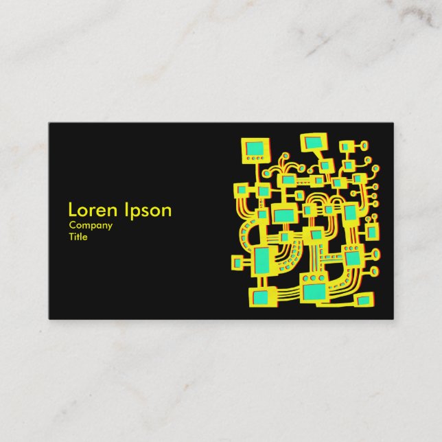 Alien Machine V2 Business Card (Front)