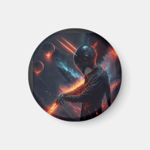 Alien Manipulating Fire Beam Magnet