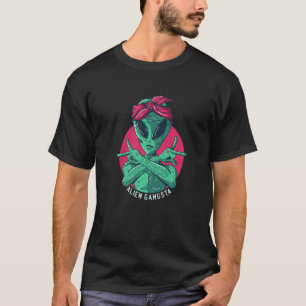 Alien Mars Space UFO Gangstar T-Shirt