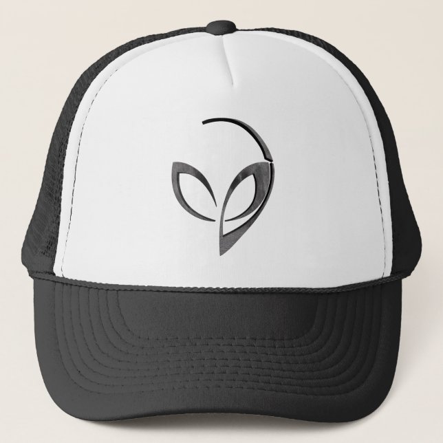 Alien Mascot in "Moon" Trucker Hat (Front)