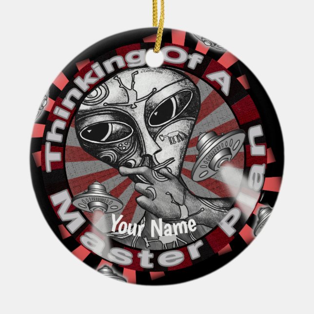 Alien Master Plan  ornament (Front)