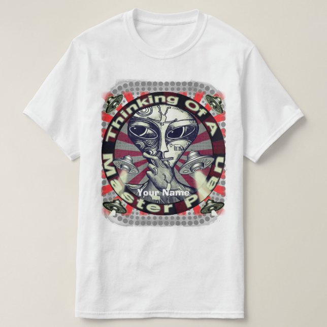 Alien Master Plan  T-Shirt (Design Front)