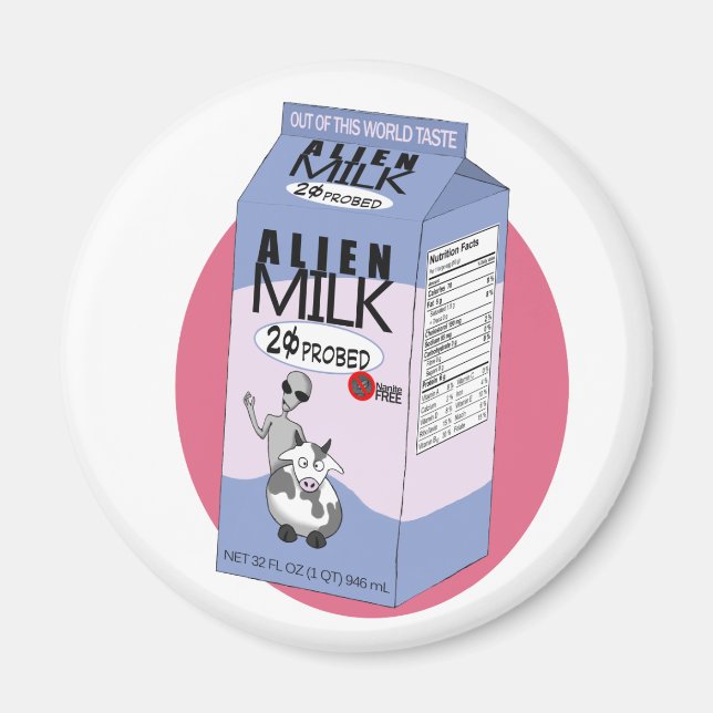 Alien Milk Magnet (Front)