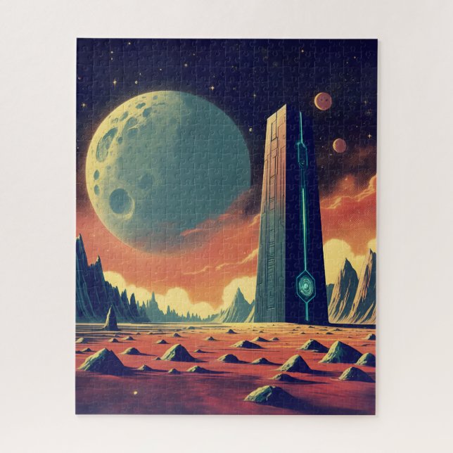 Alien Monolith Jigsaw Puzzle (Vertical)