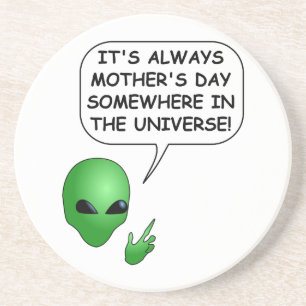 Alien Mother's Day Coaster