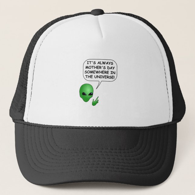 Alien Mother's Day Trucker Hat (Front)
