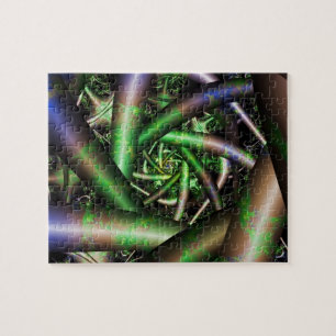 Alien   Multicolor Fractal Art Jigsaw Puzzle