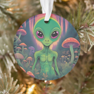 Alien Mushroom Ornament
