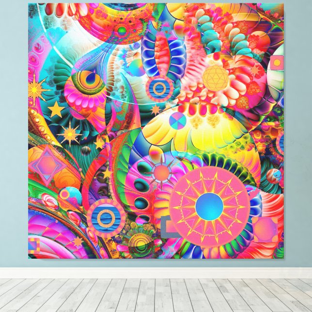 Alien Nature Canvas Print (Insitu (Wood Floor))