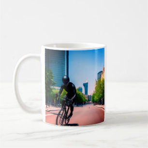 Alien nature earth digital art poster coffee mug