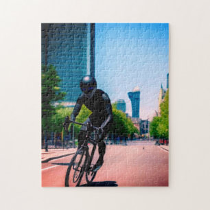 Alien nature earth digital art poster jigsaw puzzle