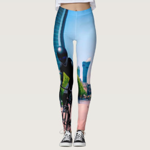 Alien nature earth digital art poster leggings
