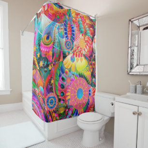 Alien Nature Shower Curtain
