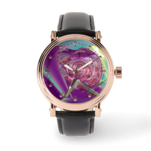 ALIEN NEREIDE /NYMPH OF WATER,PINK SEASHELL Sci-Fi Watch
