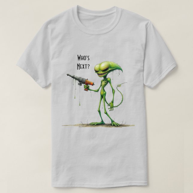 Alien: Nova Want's to Play T-Shirt (Design Front)